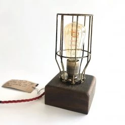 Copperfish Clare Island Table Lamp - Ancient Irish Wood Home Accessories
