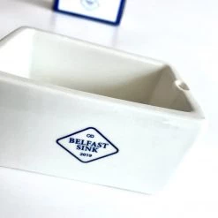 BELFAST SINK - Mini Ceramic Model Replica By Cowfield Design Belfast Gifts