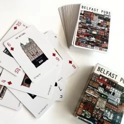 Cowfield Design BELFAST - PLAYING CARDS - 52 Pubs Of Belfast Belfast Gifts