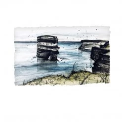 Stephen Farnan Studio Places Downpatrick Head - County Mayo By Stephen Farnan