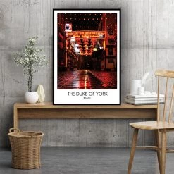 DC Photography THE DUKE OF YORK BELFAST - Night - Contemporary Photography Print From Northern Ireland