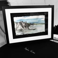 Stephen Farnan Studio DUNLUCE CASTLE - Medieval Ruins North Coast County Antrim By Stephen Farnan