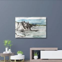 Stephen Farnan Studio DUNLUCE CASTLE - Medieval Ruins North Coast County Antrim By Stephen Farnan