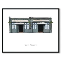 Cowfield Design Irish Pub Prints JOHN KEOGH’S - Galway Pub Print - Made In Ireland