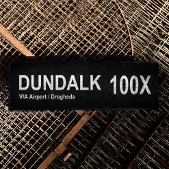 Belfast Canvas Co. Canvas Bus Signs DUNDALK 100X Via Airport / Drogheda