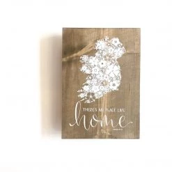 Text Art THERE IS NO PLACE LIKE HOME - Wizard Of Oz - Once Upon A Dandelion - Wood Art Sign - Made In Ireland