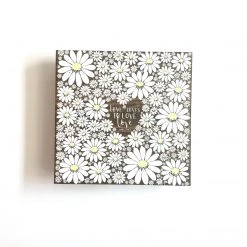 Text Art LOVE LOVES TO LOVE LOVE - James Joyce - Once Upon A Dandelion - Wood Art Sign - Made In Ireland