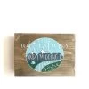 Text Art I LIKE ADVENTURES - Once Upon A Dandelion Wood Art Sign Made In Ireland