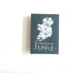 THERE’S NO PLACE LIKE HOME - Wizard Of Oz - Once Upon A Dandelion - Wood Art Sign - Made In Ireland Text Art