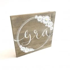 GRÁ - Love - Once Upon A Dandelion - Wood Art Sign - Made In Ireland