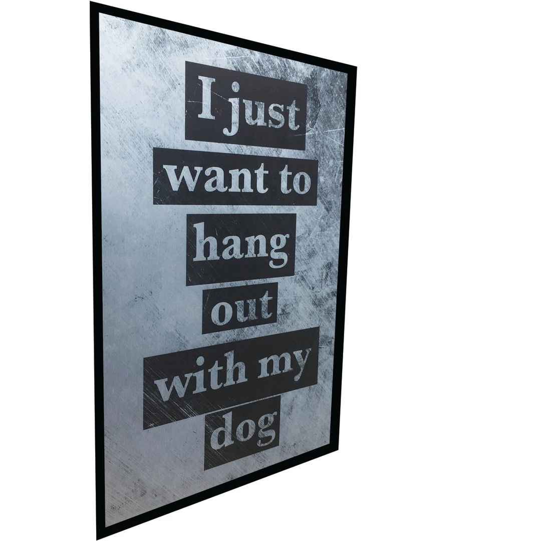 Typo-gra-phy I JUST WANT TO HANG OUT WITH MY DOG