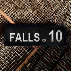 Belfast Canvas Co. Canvas Bus Signs FALLS Road 10