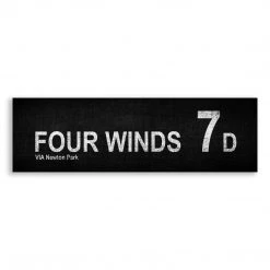 Belfast Canvas Co. FOUR WINDS VIA Newton Park 7D Canvas Bus Signs