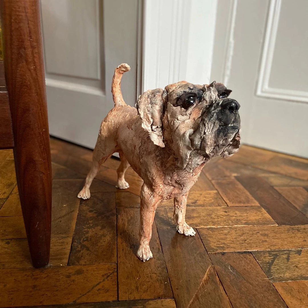 Ostinelli & Priest 'Terrier' - Handmade Ceramic Sculpture All Pottery