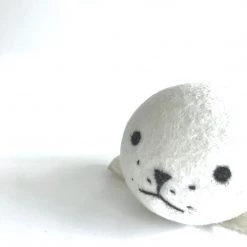 Heritage Gifts SEAL - Felt Wool Animal Art By Flock Studio - Made In Dublin, Ireland