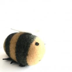 BUMBLE BEE - Felt Wool Animal Art By Flock Studio - Made In Dublin, Ireland Heritage Gifts