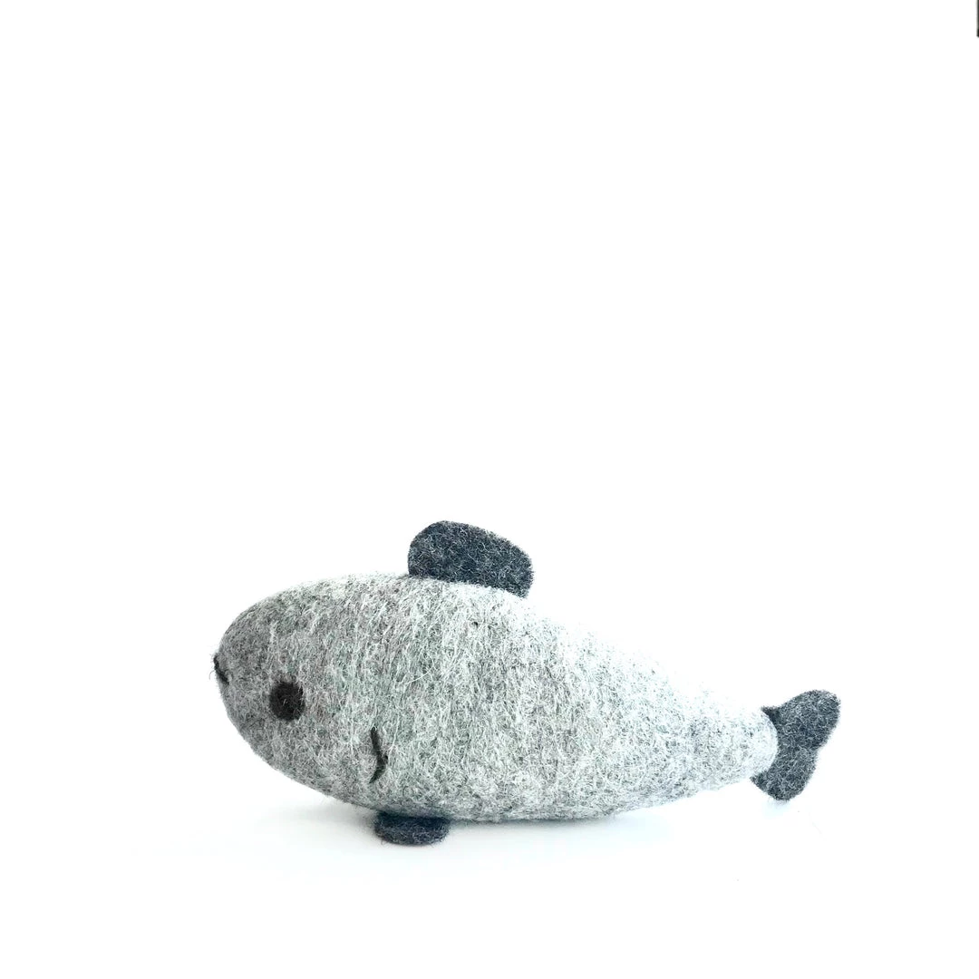 FISH - Felt Wool Animal Art By Flock Studio - Made In Dublin, Ireland Heritage Gifts