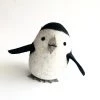 PENGUIN - Felt Wool Animal Art By Flock Studio - Made In Dublin, Ireland