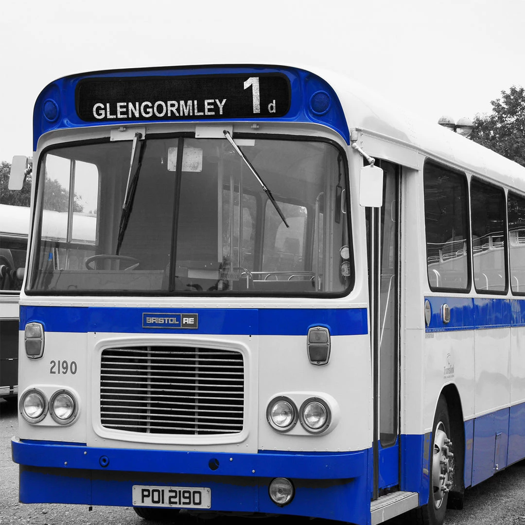 Belfast Canvas Co. Canvas Bus Signs GLENGORMLEY 1d