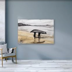 Stephen Farnan Studio Places GOING HOME - Curragh Fishermen Boats West Of Ireland By Stephen Farnan