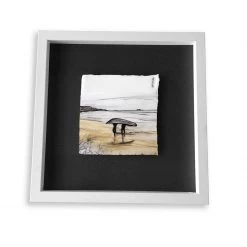 Stephen Farnan Studio Places GOING HOME - Curragh Fishermen Boats West Of Ireland By Stephen Farnan