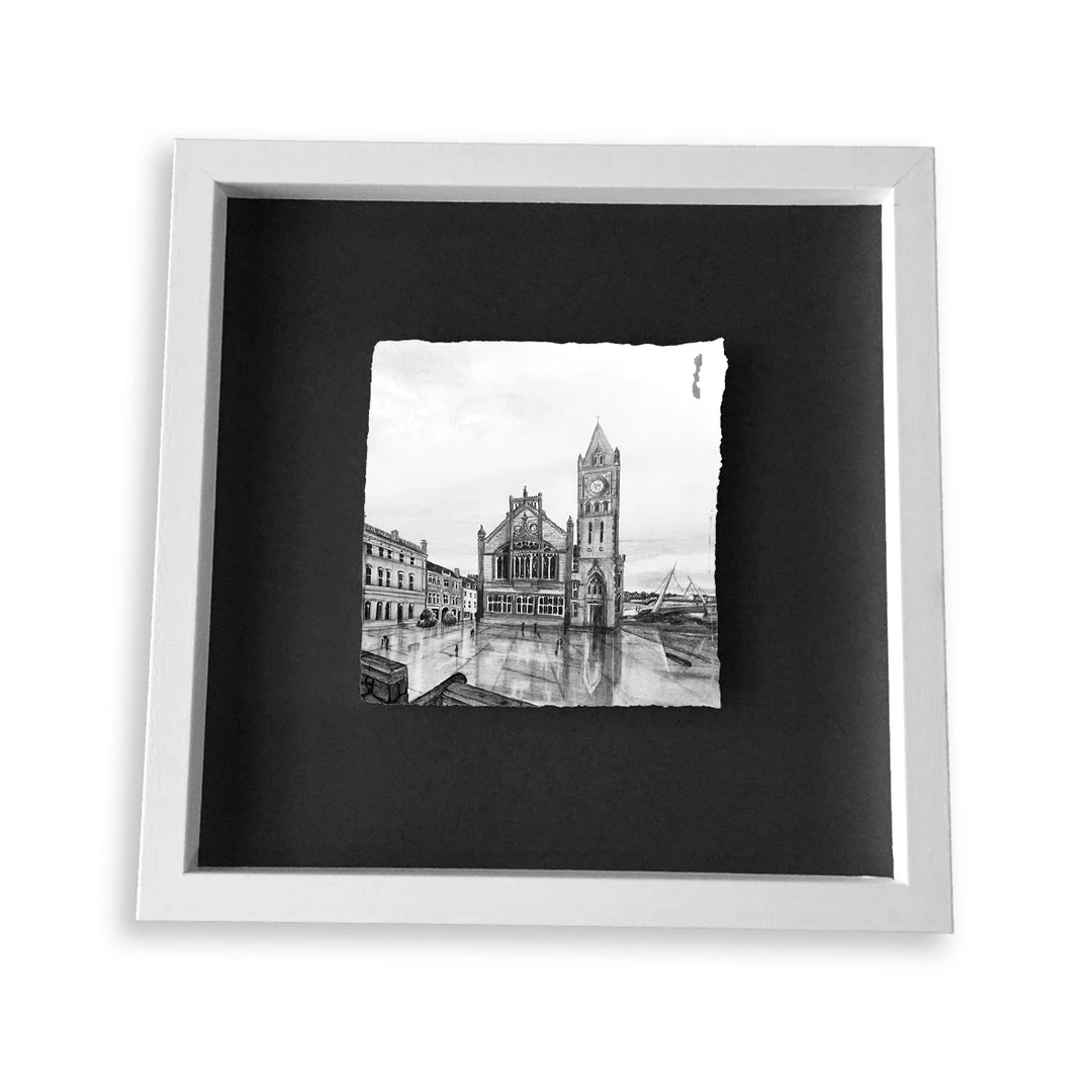 Stephen Farnan Studio Places THE GUILDHALL, DERRY - Walled City County Derry By Stephen Farnan