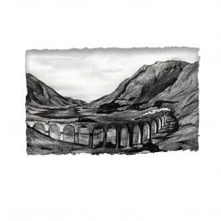 Stephen Farnan Studio GLENFINNAN VIADUCT - Iconic Train Line In Scottish Highlands - Harry Pottery Hogwarts Express By Stephen Farnan Made In Ireland - G24 Places