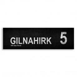 Belfast Canvas Co. Canvas Bus Signs GILNAHIRK Via Glen Road 5