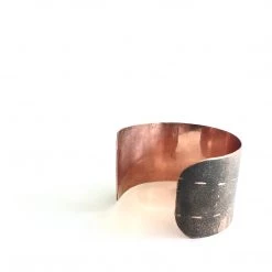 Copper Etched Traffic Cuff - By Ghost & Bonesetter - Made In Belfast All Jewellery