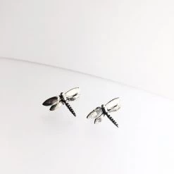 Gallardo & Blaine DRAGONFLY Earrings Solid Silver (Large)