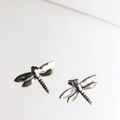 Gallardo & Blaine DRAGONFLY Earrings Solid Silver (Large)
