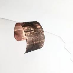 Copper Etched Traffic Cuff - By Ghost & Bonesetter - Made In Belfast All Jewellery