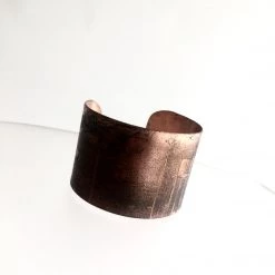 Copper Etched Traffic New York Cuff - By Ghost & Bonesetter - Made In Belfast All Jewellery