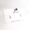 Silver Etched Rectangle Stud Earrings - By Ghost & Bonesetter - Made In Belfast All Jewellery