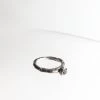 Silver Beaten Raw Ruby Stone Ring - By Ghost & Bonesetter - Made In Belfast All Jewellery