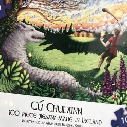 Gosling Games Cú Chulainn Jigsaw Puzzle - Made In Ireland - 100 Piece Mythical Irish Jigsaws