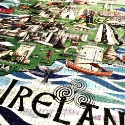 Gosling Games IRELAND 1000 Piece Jigsaw Puzzle - Made In Ireland Mythical Irish Jigsaws