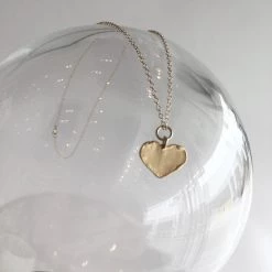 Necklaces Heart Of Gold - Personalised Pendant By Grá