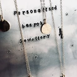 SILVER - PERSONALISED Pendant By Grá Necklaces