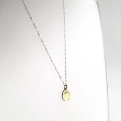 Shiny GOLD Personalised Pendant By Grá Necklaces