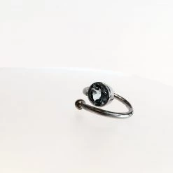 Gallardo & Blaine Honeysuckle Blue Topaz Ring - Solid Silver All Jewellery
