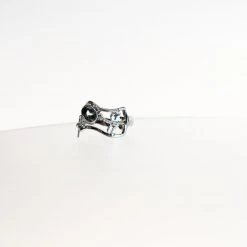 Gallardo & Blaine All Jewellery Dragonfly Ring With Blue Topaz - Solid Silver & Gold Plate (small)