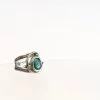 Gallardo & Blaine Jasmine Ring With Emerald - Solid Silver & Gold Plate