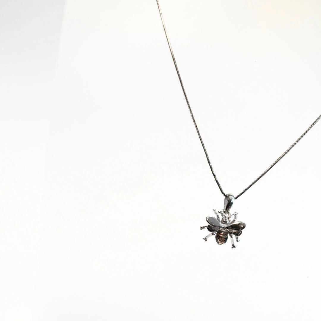 Gallardo & Blaine Bee Pendant Silver & Gold Plated Necklaces