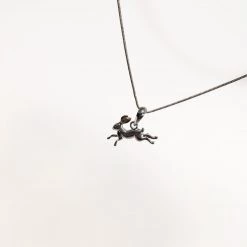 Gallardo & Blaine Hare Pendant (small) - Silver & Gold Plate