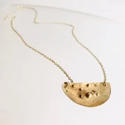 Ghost & Bonesetter Gealach Half Moon Pendant Necklaces