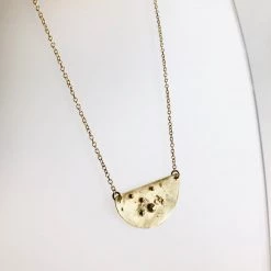 Ghost & Bonesetter Gealach Half Moon Pendant Necklaces