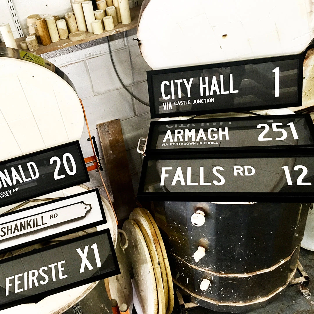 Belfast Canvas Co. SHANKILL ROAD 11 Canvas Bus Signs