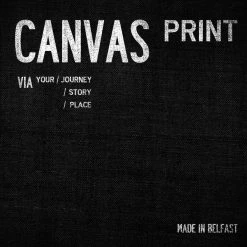 Belfast Canvas Co. Canvas Bus Signs GILNAHIRK Via Glen Road 5