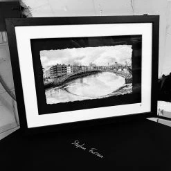 Stephen Farnan Studio HA'PENNY BRIDGE, DUBLIN - Old Bridge In The Heart Of Dublin City By Stephen Farnan Made In Ireland